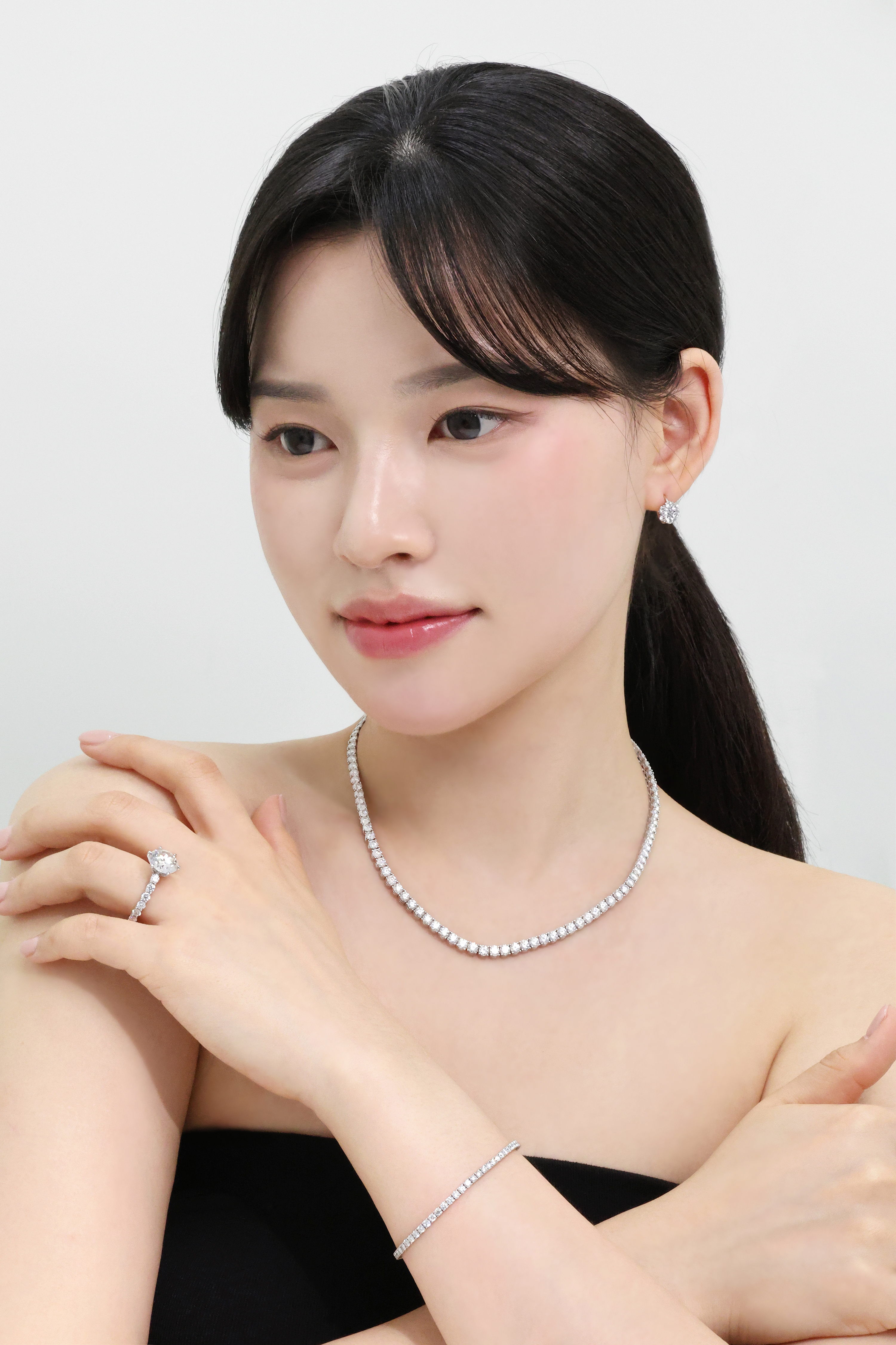2캐럿 랩다이아 루미네 반지 IGI 랩다이아몬드 D컬러 14k 18k - 상세 이미지 2