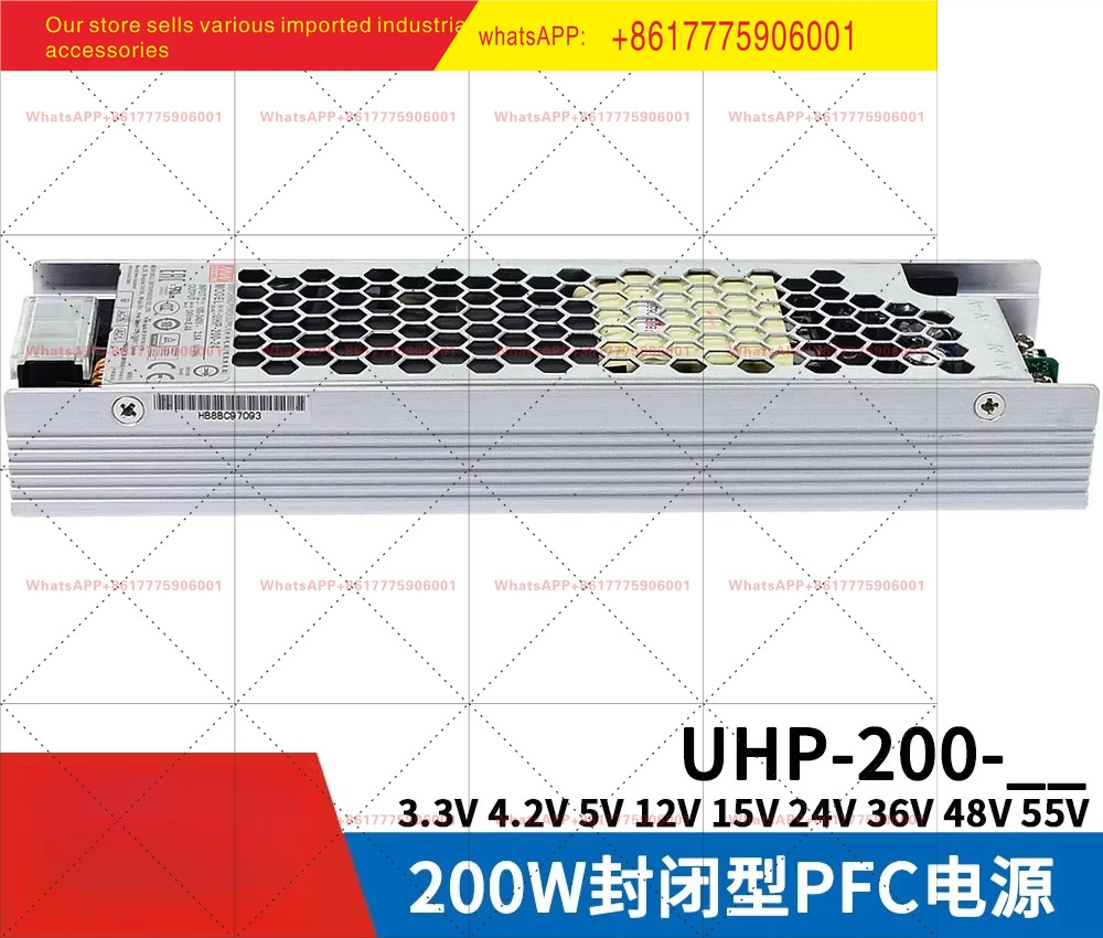밍웨이 Uhp호환-200 R/A 스위칭 전원공급장치 3.3V4.2V5V12V15V24V36V48V55V 단일 그룹 RSP