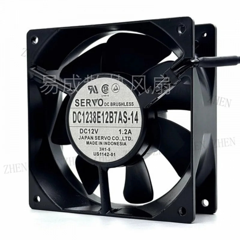 Y for SERVO DC1238E12B7AS-14 DC12V 1.2A 12CM 냉각팬