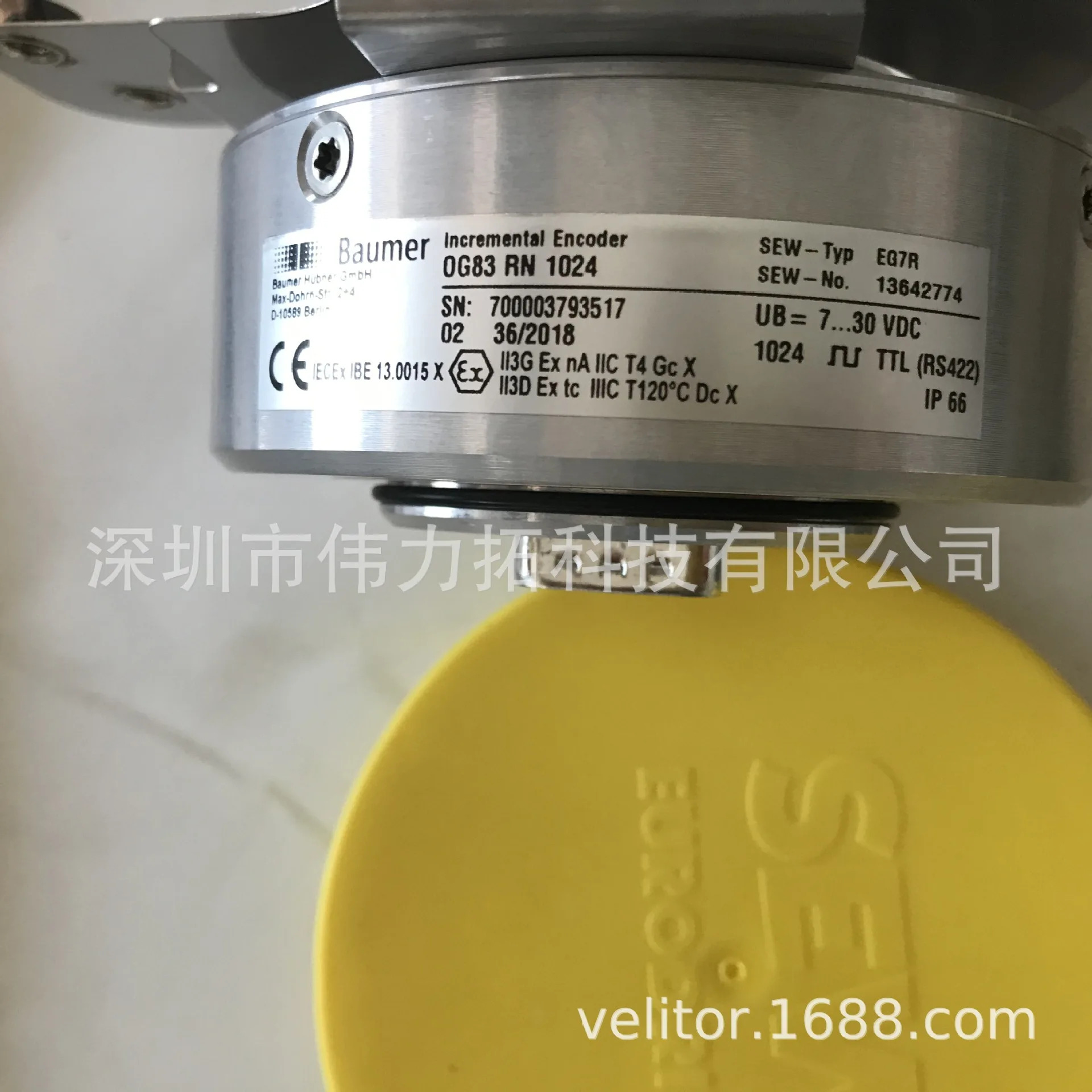 독일 엔코더 EG7R OG83 RN1024 13642774 새 SEW EURODRIVE