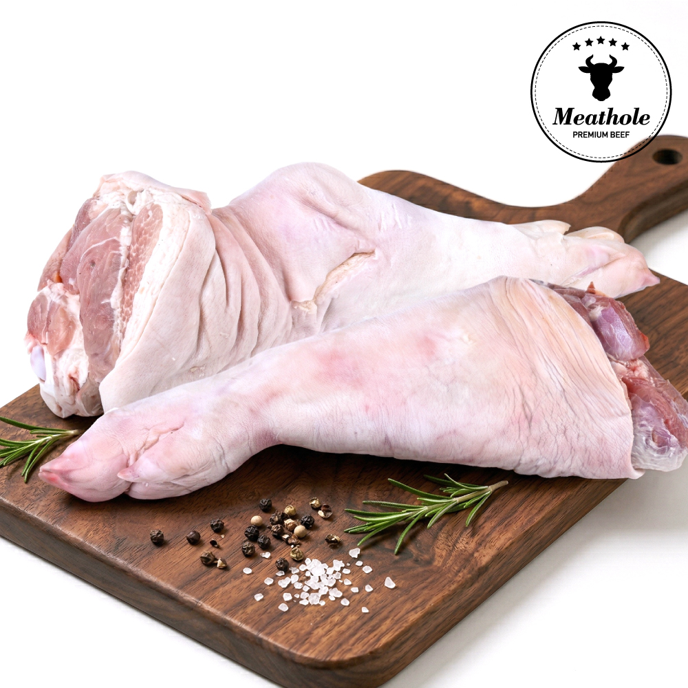 국내산 한돈 돼지 생 족발용 2kg 내외 앞다리 뒷다리 장족 단족 불족발 족구이 캠핑 - 메인 이미지