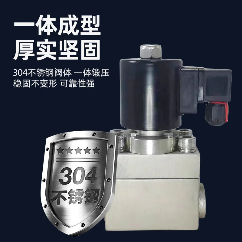 고압 솔레노이드 밸브16 20mpa 346분 1인치 2파이로트 스테인리스 스틸 상시 닫힘/개방 공장