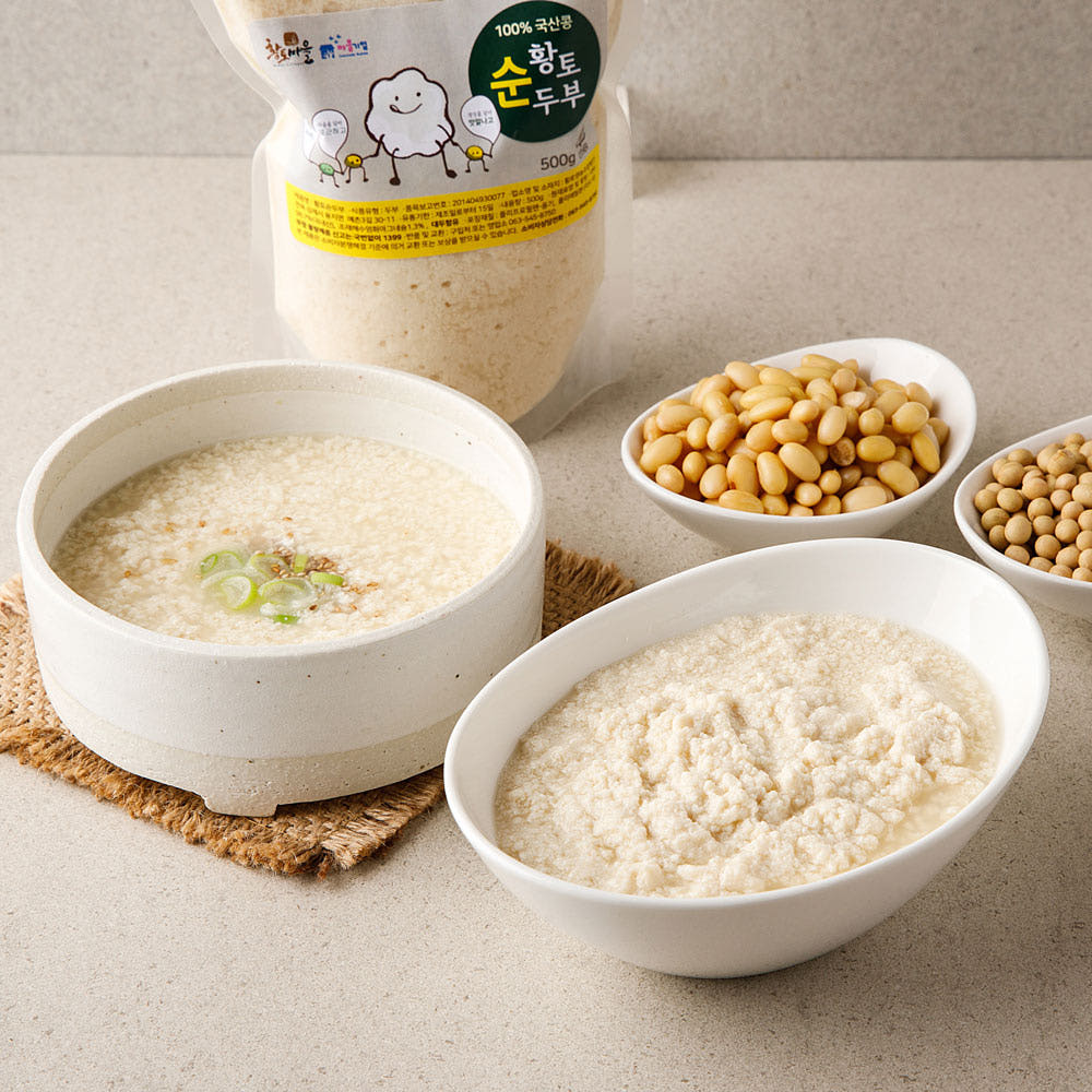 황토마을 황토순두부 제품 이미지
