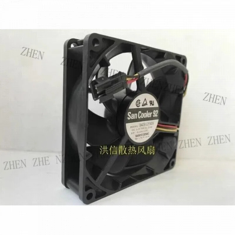 Y 9A0912F406 9025 DC12V 0.14A 9CM 3핀 냉각팬