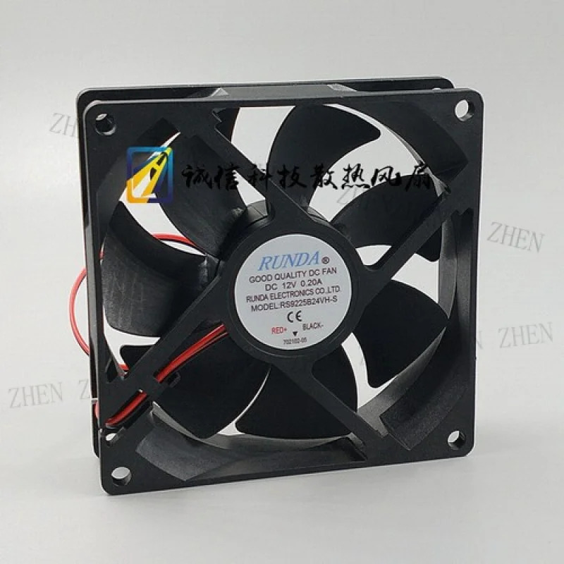 RS9225B12VH-S DC 12V 9225 90 x 95 25mm 변환기 냉각팬Y