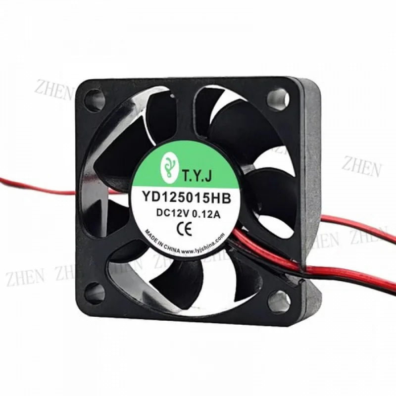 Y for T.Y.J YD125015HB DC12V 0.12A 5CM 5015 2선식 냉각팬