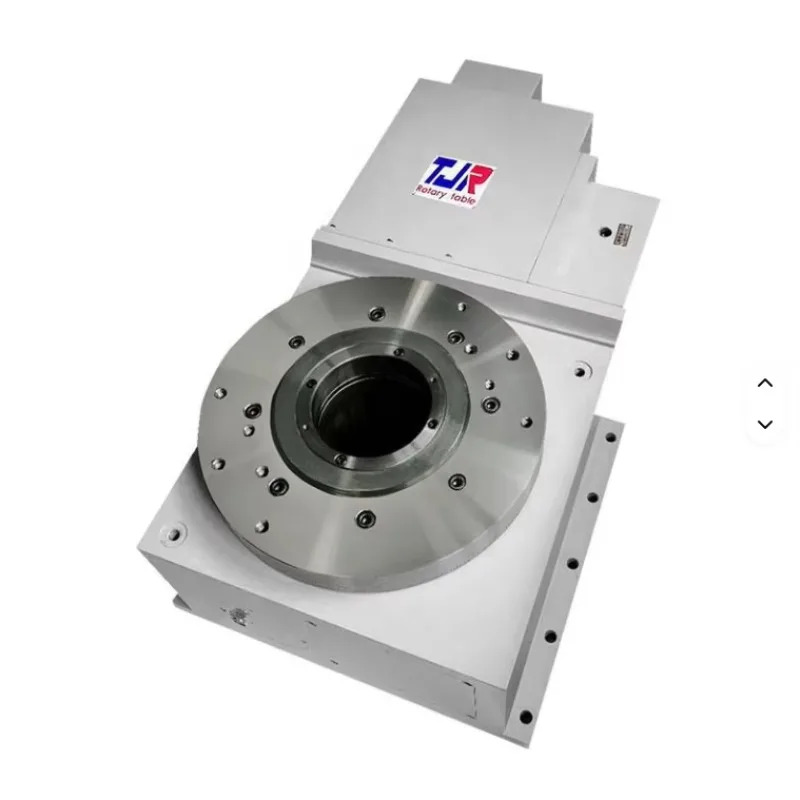 셀러 TJR AR-210LH 4축 스틸 로터리 테이블 서보모터 테일스톡 인덱스 CNC 수직 가공 센터용