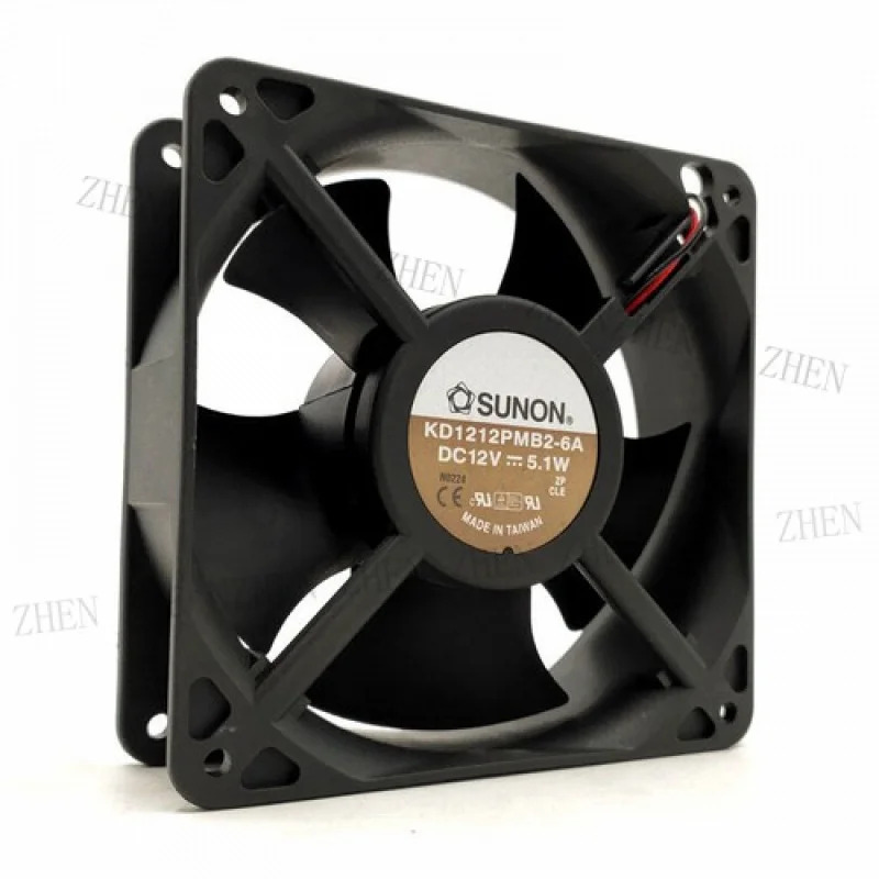 Y KDE1212PMB2-6A 냉각팬 12038 DC12V 5.1W 12CM 2핀