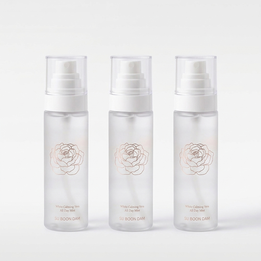 [피부결정돈] 꼼블리앙 수분담 화이트카밍 베라 미스트 광채 수분 히알루론산 진정 100ml, 3개 - 상품 이미지
