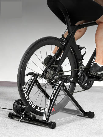 [해외]훈련 스테이션 홈트 인도어 산악자전거 고정로라 연습 블랙 퀵 릴리스 로드