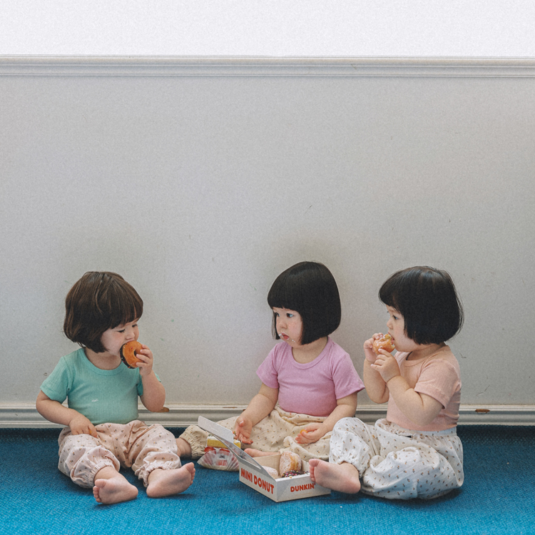 5+1 데이지 봄 여름 아기내복 아기실내복 5부 7부 9부 신생아 유아 배앓이방지 실내복