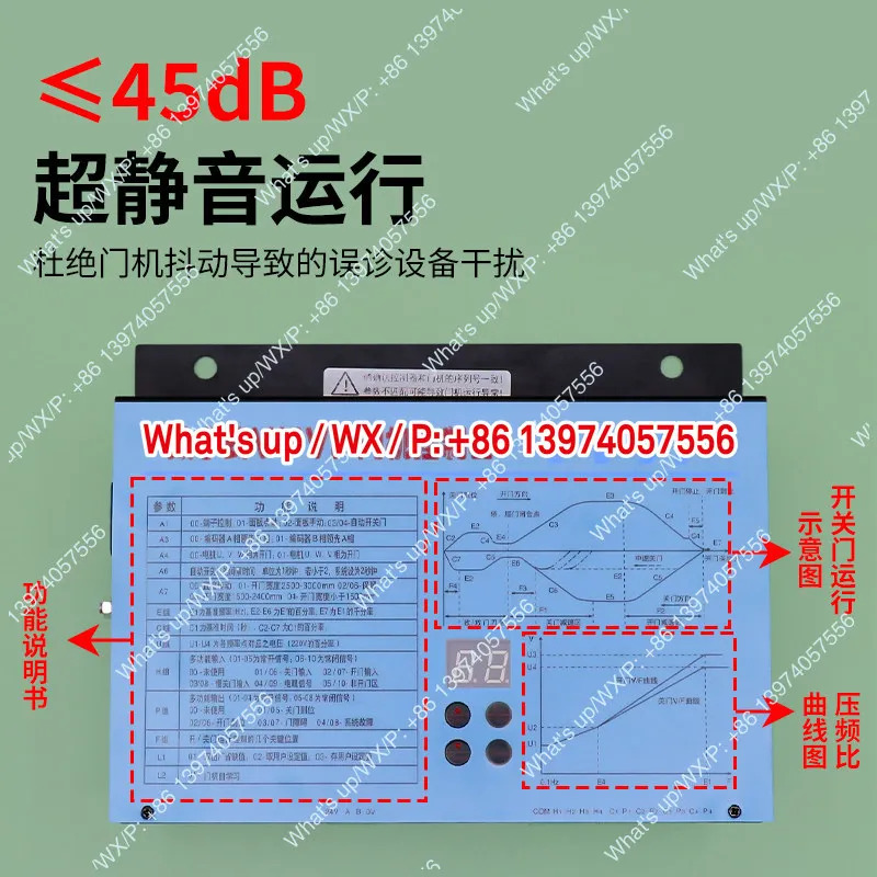 잔펑 도어 크레인버터 디지털 VVVF 컨트롤러 FE-D3000-A-G1-V 엔코더 CIR-CODER