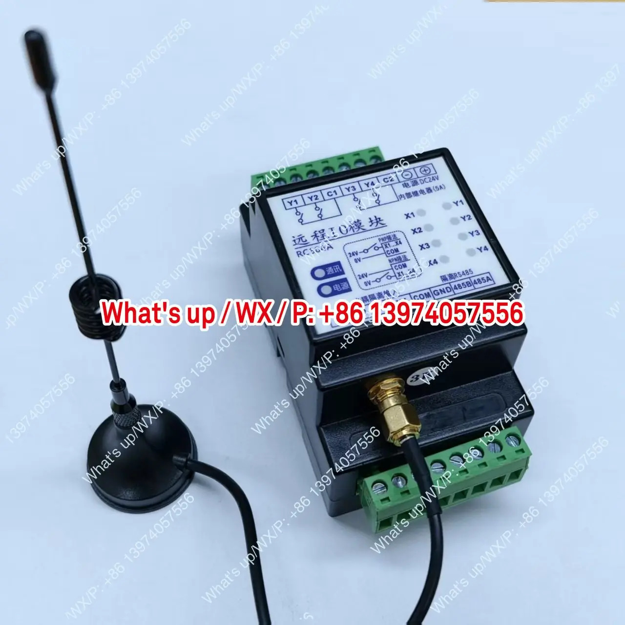 4방향 무선 IO 모듈 MODBUS 릴레이 출력 장거리 43 통신