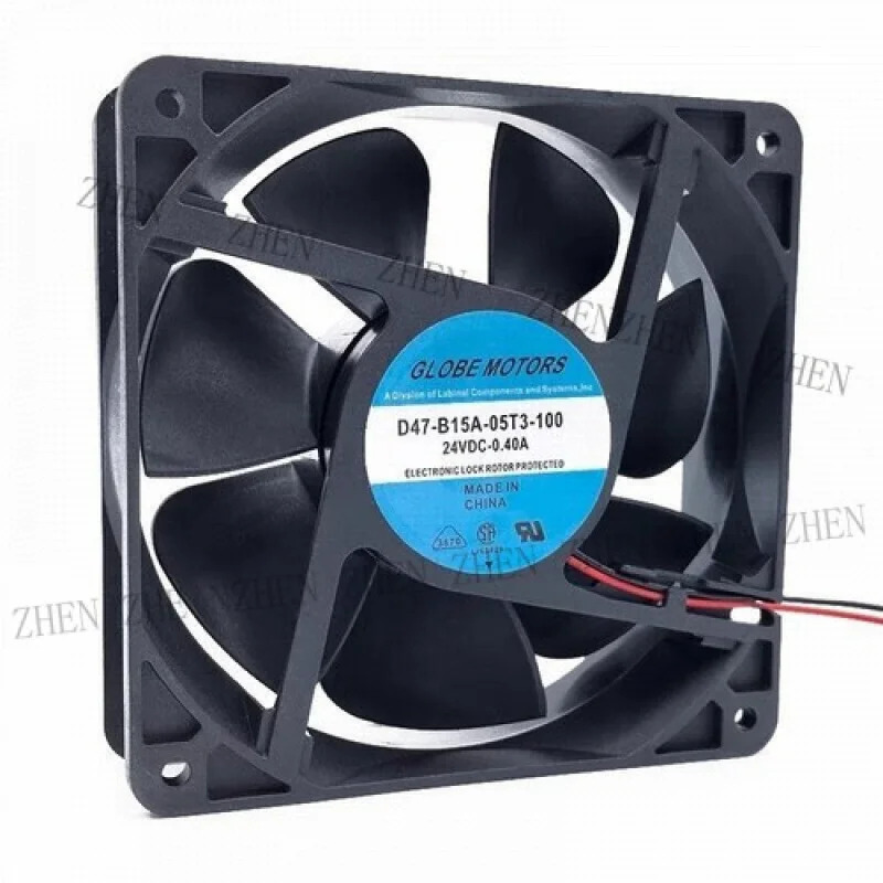 Y 신 D47-B15A-05T3-100 24VDC 0.40A 12CM 인버터 장비 팬 12038