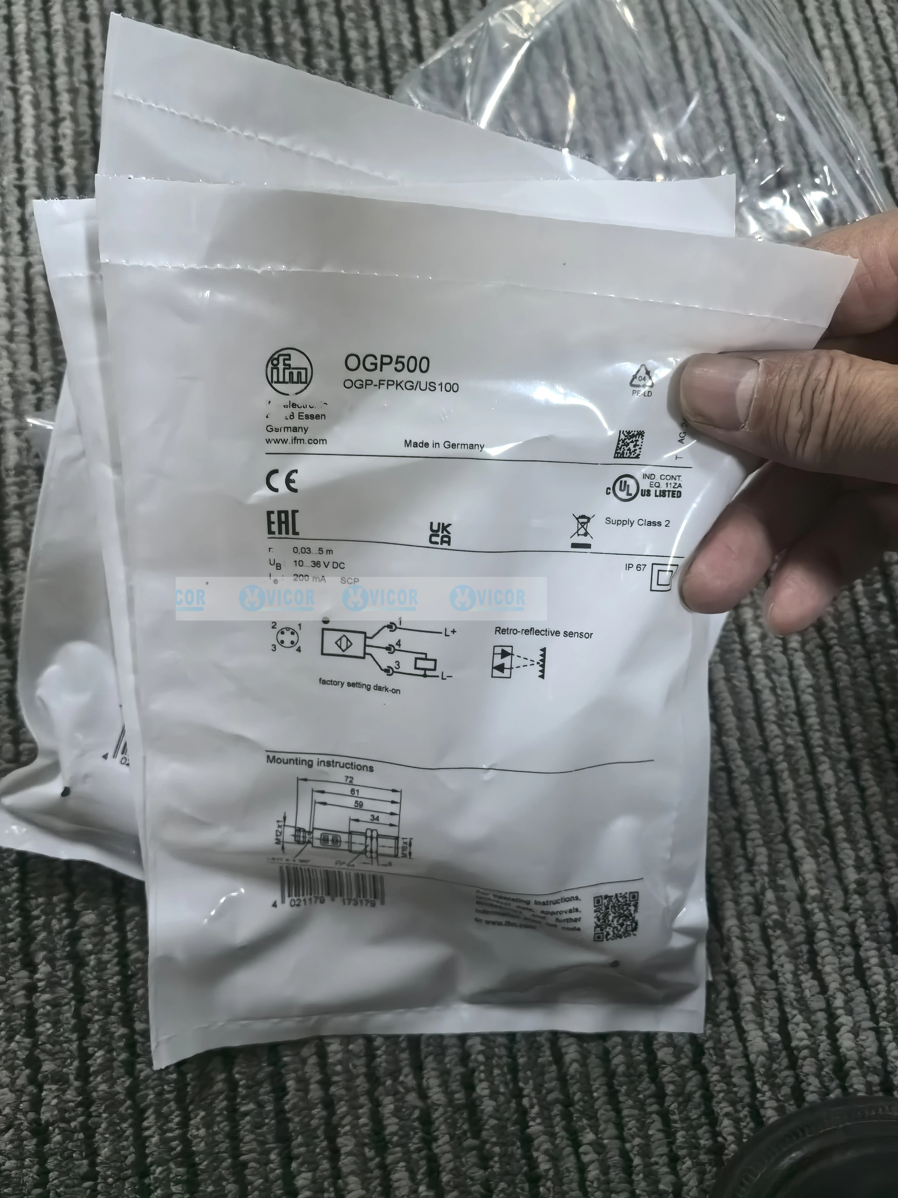 IFM 센서 OGP200 OGP300 OGP500 OGP700 OGP280 OGP281