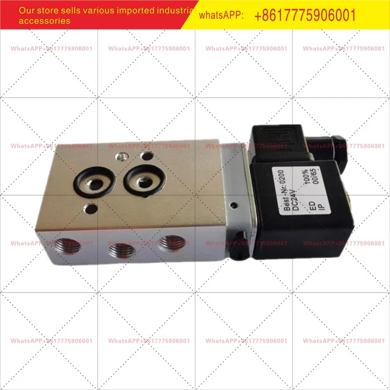 공압식 오리지널 노구안 솔레노이드 밸브 2623077 2위치 5방향 플레이트 공압 방향 AC220VDC24V