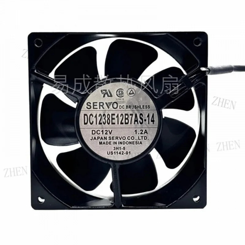 Y for SERVO DC1238E12B7AS-14 DC12V 1.2A 12CM 냉각팬
