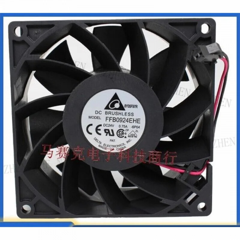 Y for FFB9024EHE 24V 0.75A 9cm 2선식 냉각팬