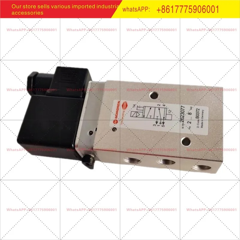 공압식 오리지널 노구안 솔레노이드 밸브 2623077 2위치 5방향 플레이트 공압 방향 AC220VDC24V