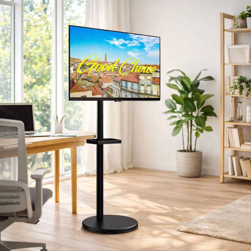 오베닉 3세대 삼탠바이미 이동식 티비 거치대 스탠바이미 LG 삼성 TV 이동형 스탠드(블랙) 이미지 7