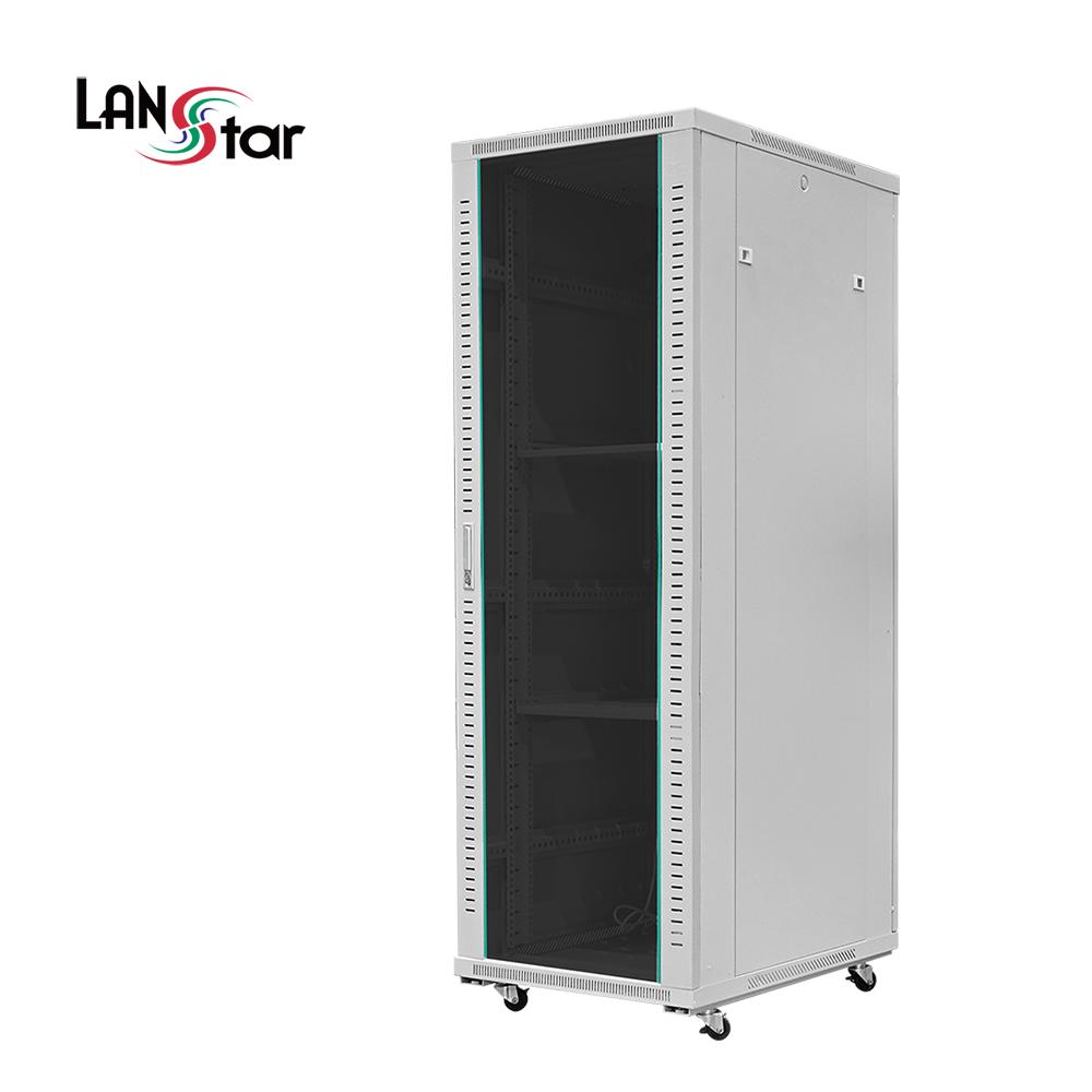 랜스타 LS-1800H 허브랙 아이보리 36U 1800x800x600 통신랙 국제규격 - 상품 이미지