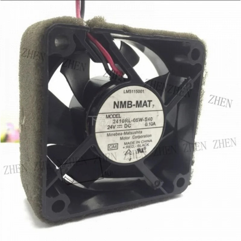 Y 2410RL-05W-S40 DC24V 0.10A 6025 6CM 2핀 인버터 냉각팬