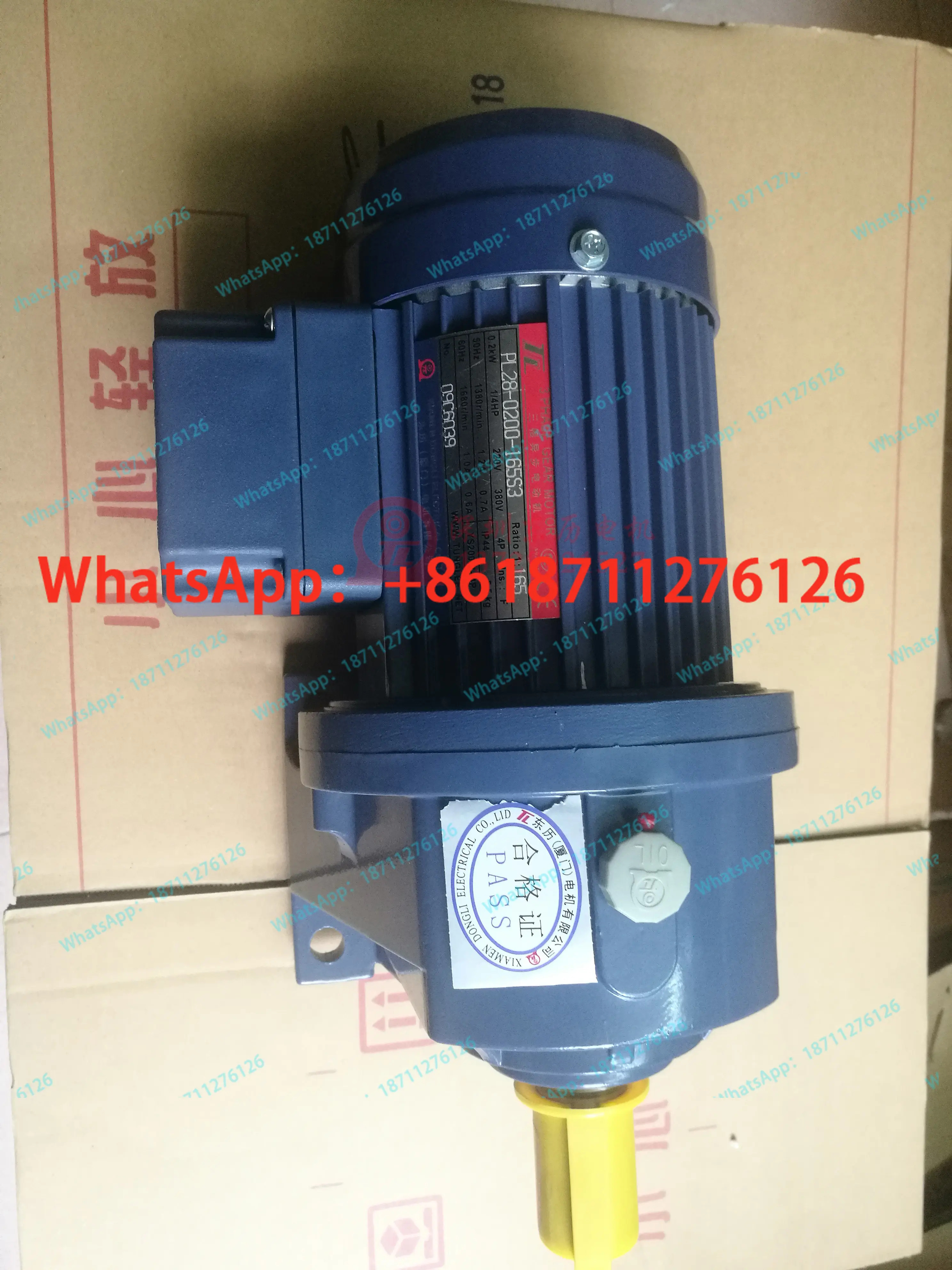 TL 3상 비동기 모터 PL28-0200-165S3 YS200W-4P 0.2KW