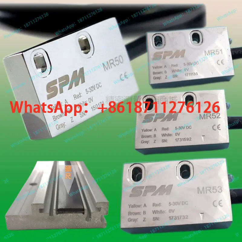 SPM 자기 그리드 룰러 리딩 헤드 MR50 51 52 53 MR500C 501C 502C 503C200A