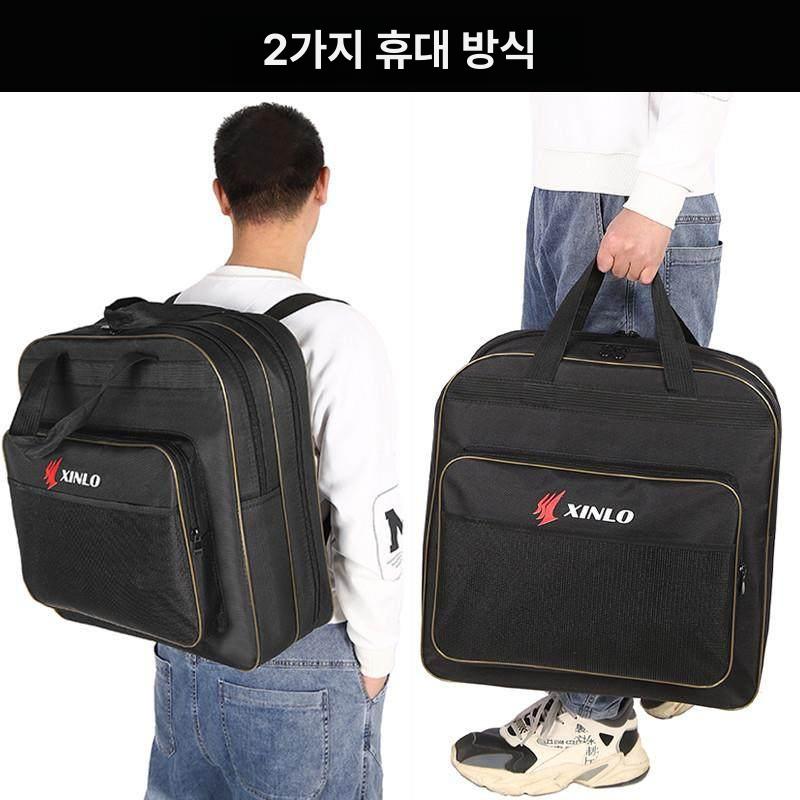 낚시의자가방 섬낚시 소좌대 다용도 접이식 보조가방 블랙 카키그린 2단 소형 - 상세 이미지 4