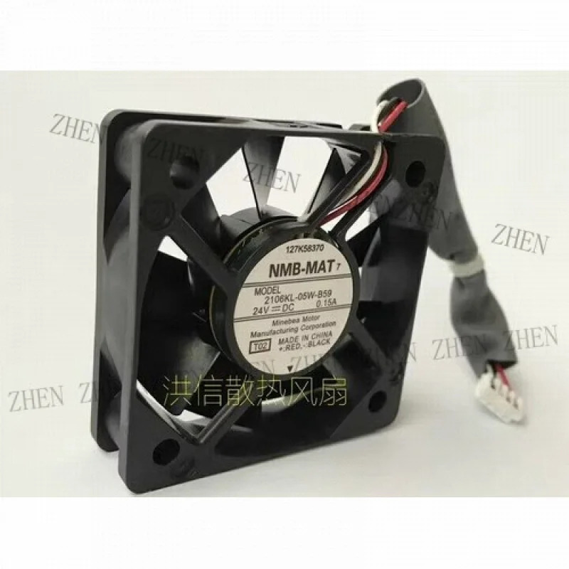 Y 5015 2106KL-05W-B59 DC24V 0.15A 5CM 3핀 인버터 냉각팬