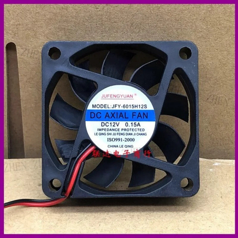 Y for JFY-6015H12S DC12V 0.15A 6015 전원 공급 냉각팬 6cm