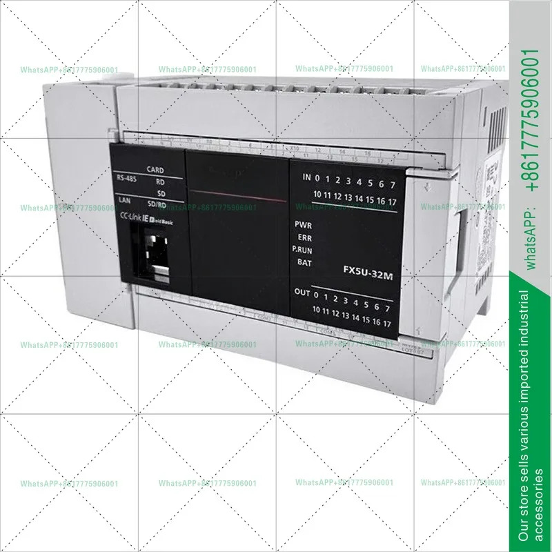 오리지널 PLC FX5U-32MT 64MT 80MT MR/ES/DS 프로그래머블 컨트롤러