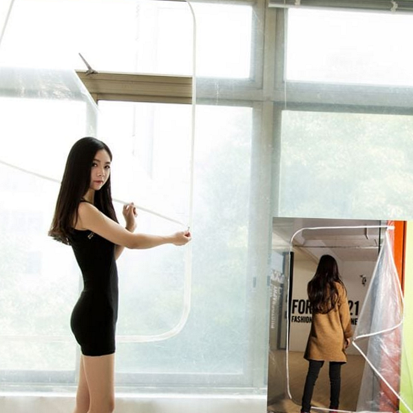 방한 베란다 방풍 비닐 바람막이 창문 방풍 비닐 단열 외풍 - 상품 이미지