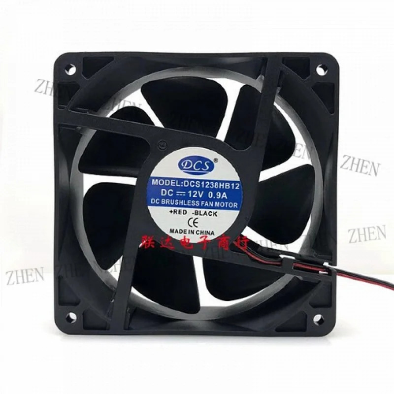 Y DCS1238HB12 DC12V 0.90A 12cm 12038 냉각팬
