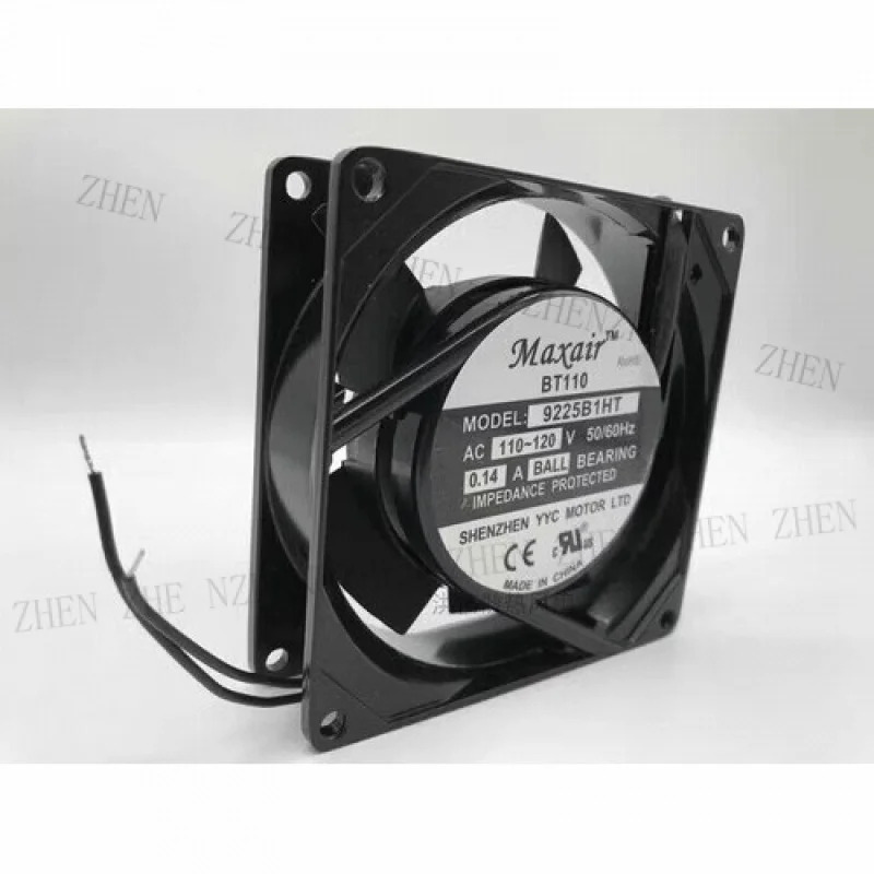 Y BT110 9225B1HT AC110-120V 0.14A 92x25MM 냉각팬