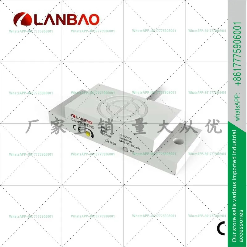 Lanbao CE34SN10DNO 정전용량 센서 DC 삼선식 비매립형 10mm 정스위치