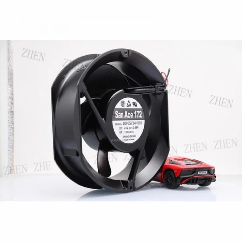 Y for San Ace172 109E5724H510 24V 0.58A 17251 17CM 알루미늄프레임 냉각팬