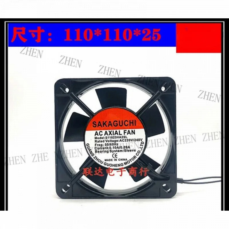 Y FOR SAKAGUCHI S11025HA2SL 220/240V 0.10/0.09A 냉각팬