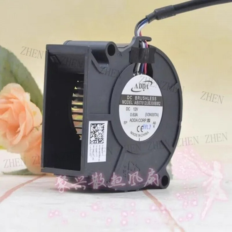 Y for AB07612UB300BM2 DC12V 0.63A 7530 7.5CM 터보 팬