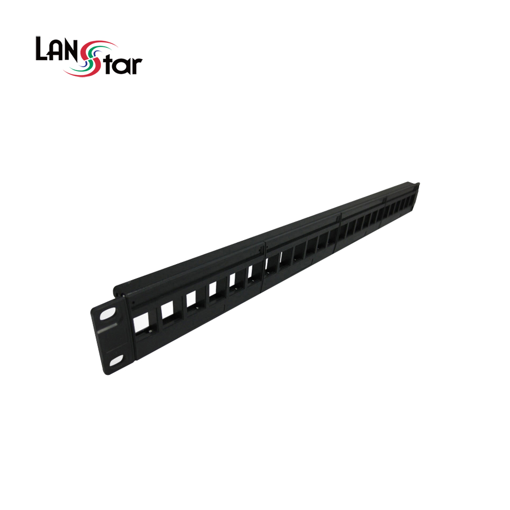 랜스타 LS-PLKP-24BK 브랭크 패치판넬, 19인치 랙형, 24port, 대만산 - 상품 이미지