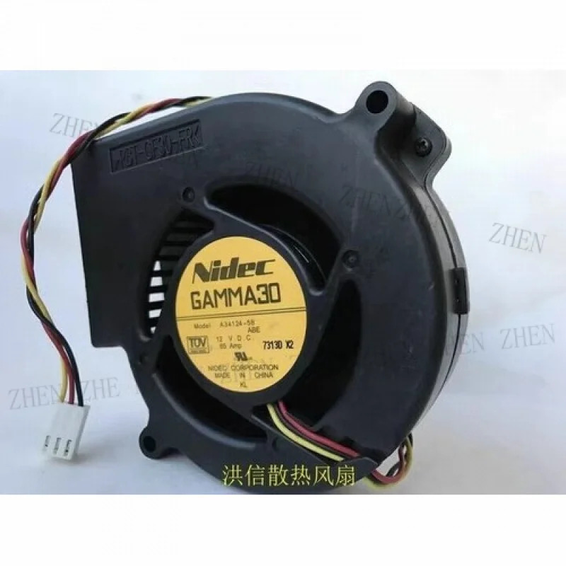 Y for GAMMA30 A34124-58 9733 DC12V 0.65A 3핀 터보 블로워 냉각팬
