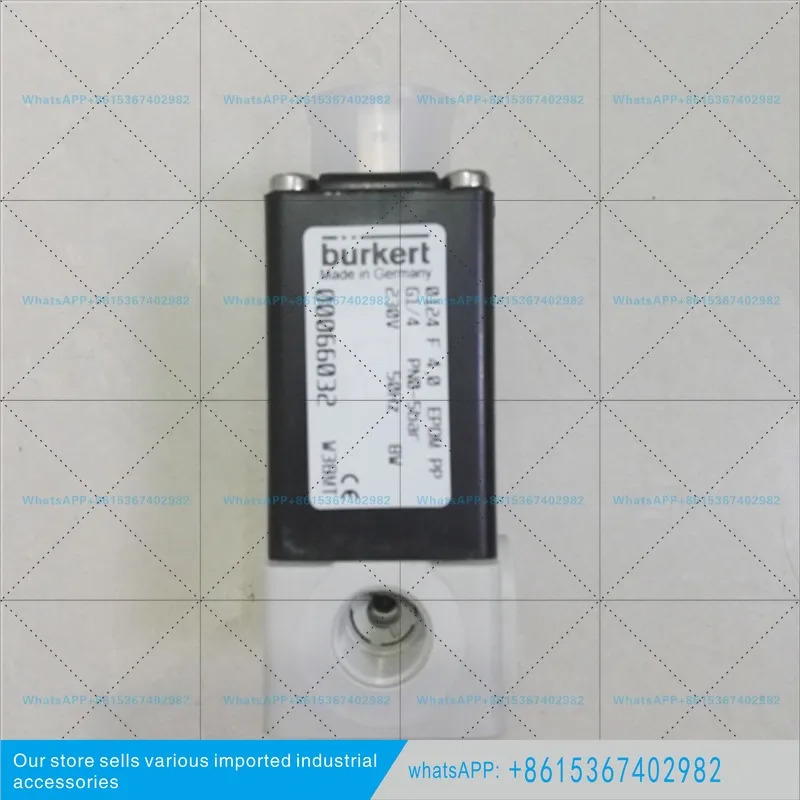 BURKERT 0124 A 4.0 E 삼방향 부식 방지 솔레노이드 밸브 24VDC 8W 포장