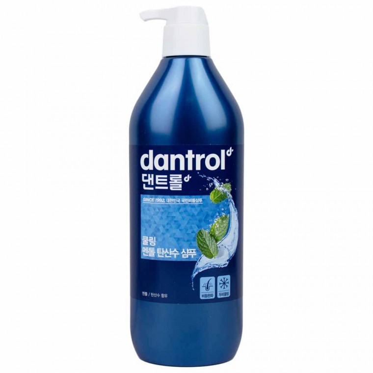 댄트롤 쿨링 멘톨 탄산수 샴푸 820ml - 상품 이미지
