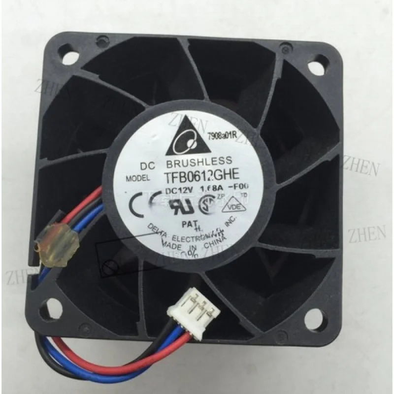 Y TFB0612GHE-F00 6cm 6038 DC12V 1.68A 3선 냉각팬