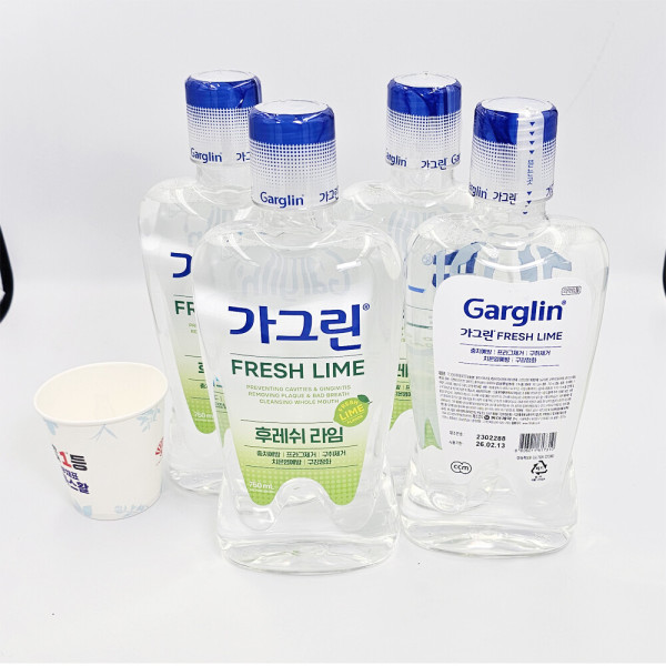 가그린 라임 구강청결제 750ml x 4개 +100ml - 상품 이미지