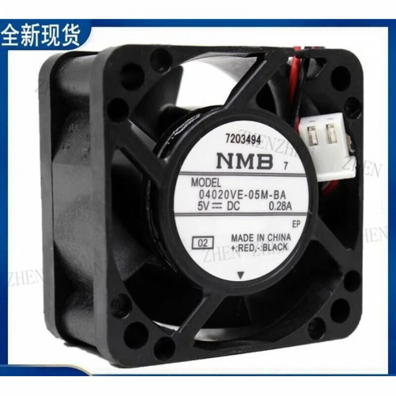 Y 04020VE-05M-BA 5V 0.28A 2-와이어 4020 4cm 냉각팬