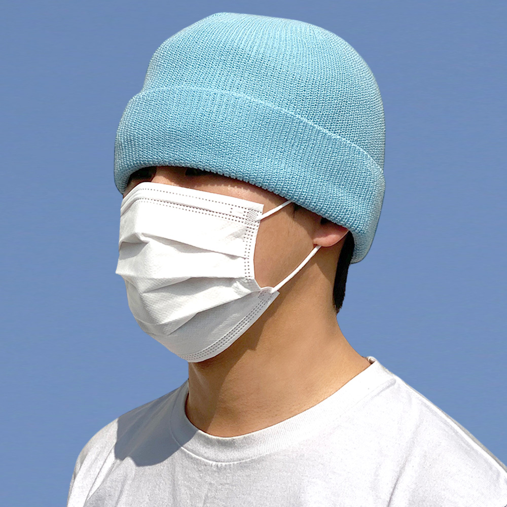 61cm 빅사이즈 아에르 여름 비니 니트 대두 모자 남자 여자 무지 봄 커플 골무 숏 - 상세 이미지 3