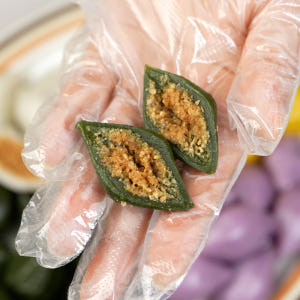 싸리재 참깨 가득 [ 현미 쑥송편 500g ] 국산 깨송편 쑥떡 추석 명... 맛있게 먹은 솔직 후기 - 상품 이미지 3