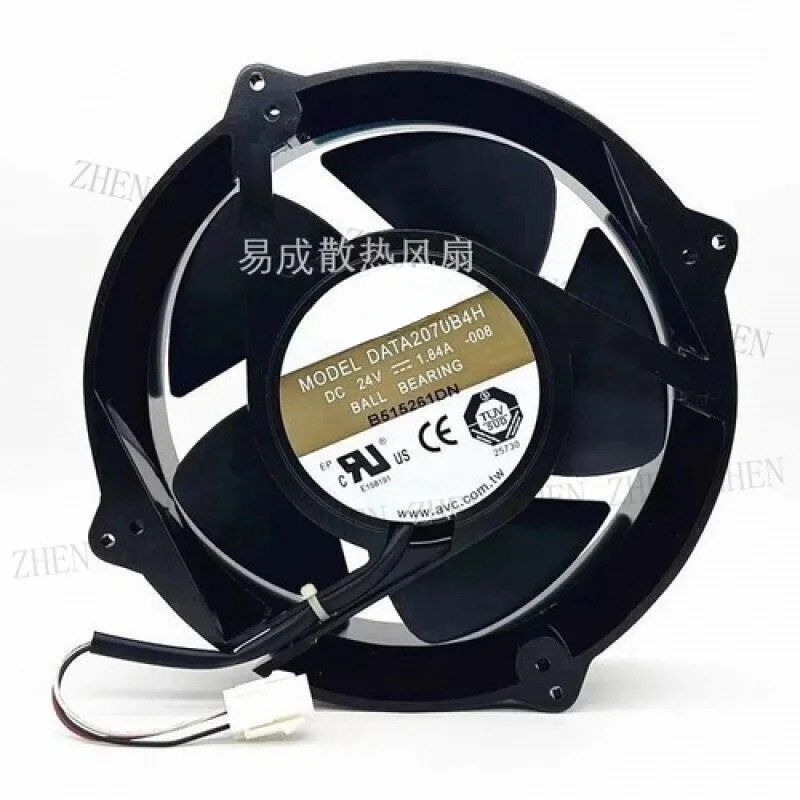 C DATA2070B4H DC24V 1.84A 20CM cm 3선식 DC 냉각팬Y