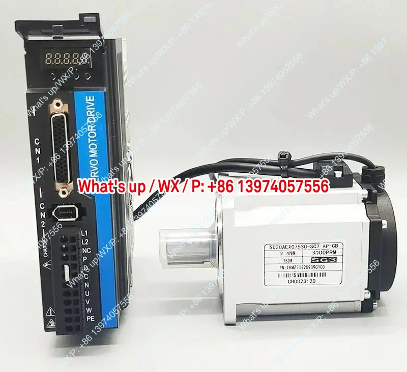 AC 서보 세트 400W600W750W 자기 엔코더 17비트 고정밀 60/80 서보모터드라이브 포함